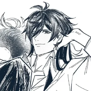 Sticker Zhongli (& Childe) - 3