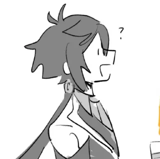 Sticker Zhongli (& Childe) - 8