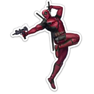 Sticker анти детпул и анти росомаха - 7