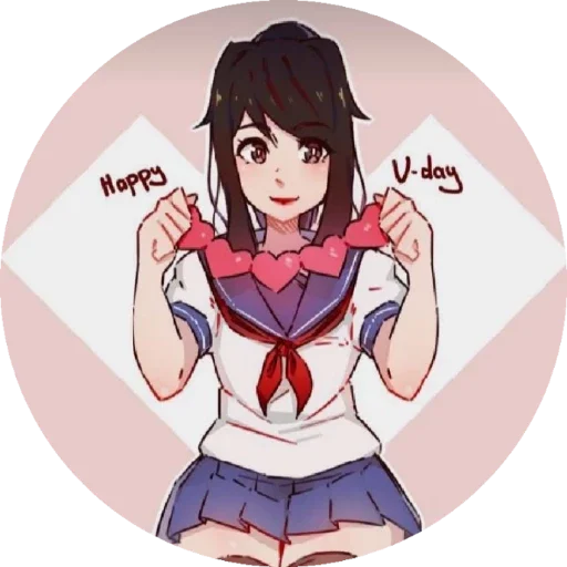 аниме мультфильм человеческое лицо