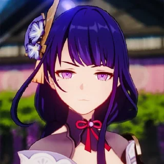 Sticker Сёгун райден/эи - 7