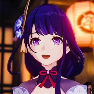 Sticker Сёгун райден/эи - 1