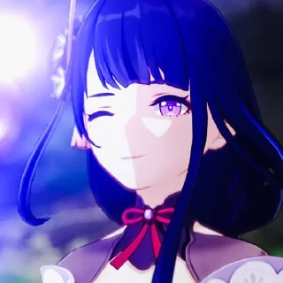 Sticker Сёгун райден/эи - 0