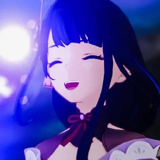 Sticker Сёгун райден/эи - 6