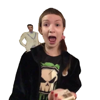 Sticker мяруся лютейшая роза - 1