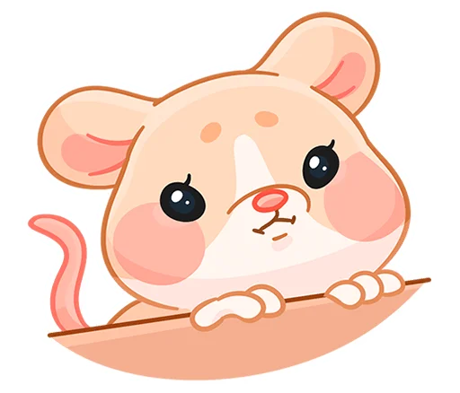 @TgSticker Крошка Обнимышка без надписей - 