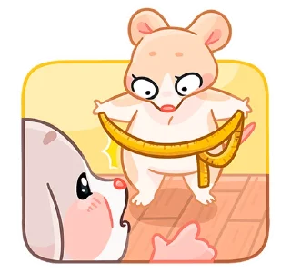 Sticker @TgSticker Крошка Обнимышка без надписей - 0