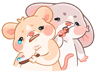 Sticker @TgSticker Крошка Обнимышка без надписей - 10