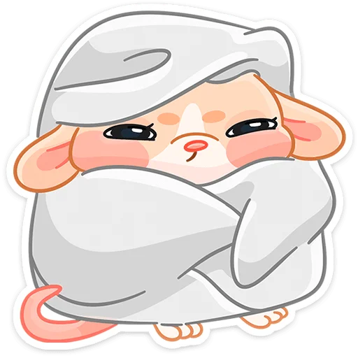 Стикер babymousehug_vk - 1