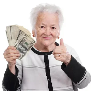 Стикер стоковые бабушки - 4