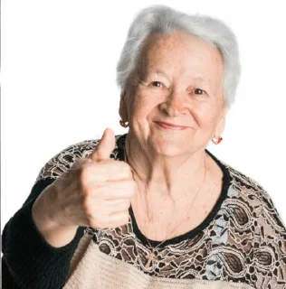 Стикер стоковые бабушки - 7