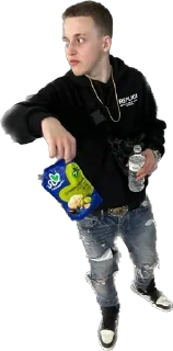 person clothing soft drink