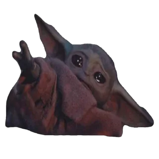 Стикер baby yoda - 0