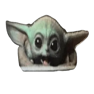 Стикер baby yoda - 10