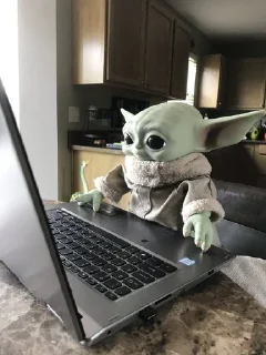 Стикер baby yoda - 8