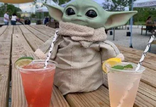 Стикер baby yoda - 3