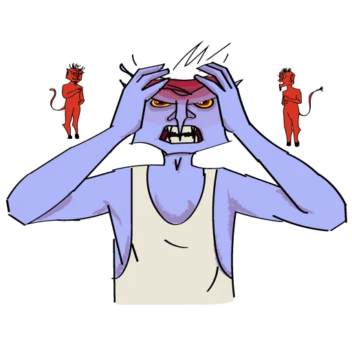 Стикер Плохой Вампир @stick17 - 8