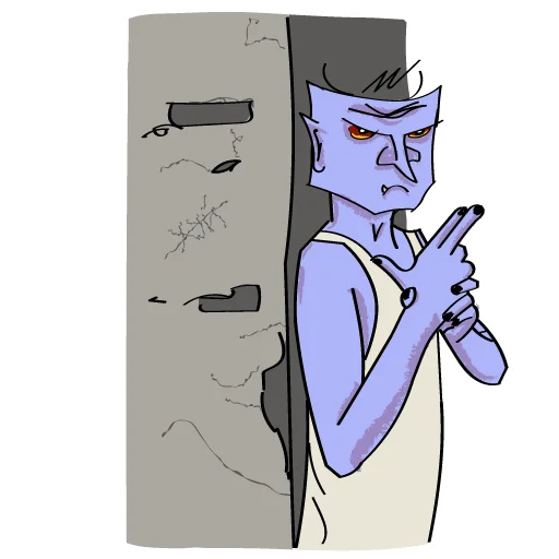 Стикер Плохой Вампир @stick17 - 5