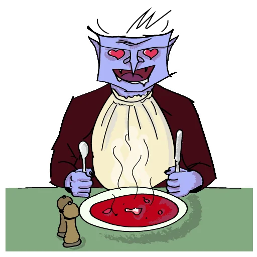 Стикер Плохой Вампир @stick17 - 3