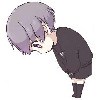 Sticker Тяжёлые будни Рикки @Nyasticks - 6