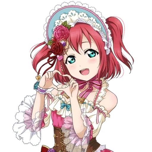 cartoon anime human face