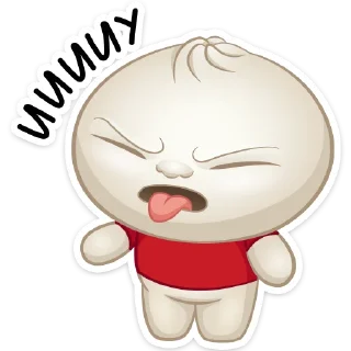 Стикер Пельмешка Бао (@TgSticker) - 0