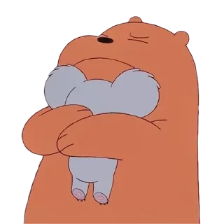 Стикер Bare Bears by @peach_artworld - 5