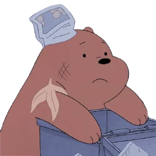 Стикер Bare Bears by @peach_artworld - 10