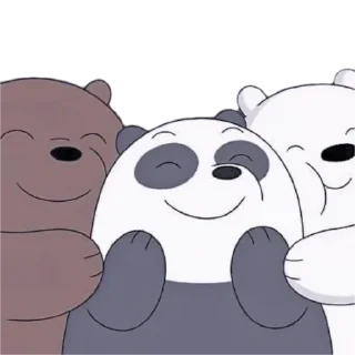 Стикер Bare Bears by @peach_artworld - 7