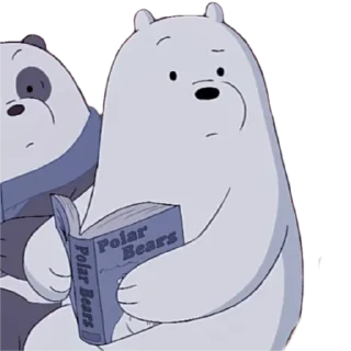 Стикер Bare Bears by @peach_artworld - 8