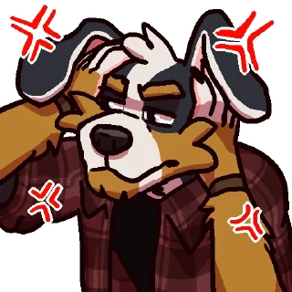 Sticker perro and friens - 8