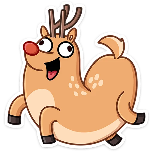 Олень Барни от @TgSticker - 