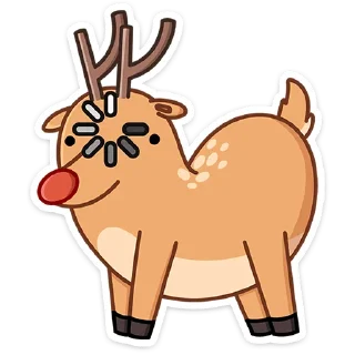 Sticker Олень Барни от @TgSticker - 6