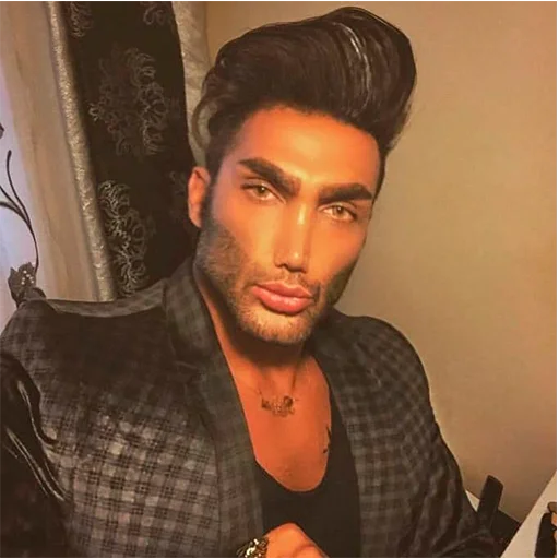 human face person indoor