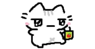 эскиз клипарт кошка