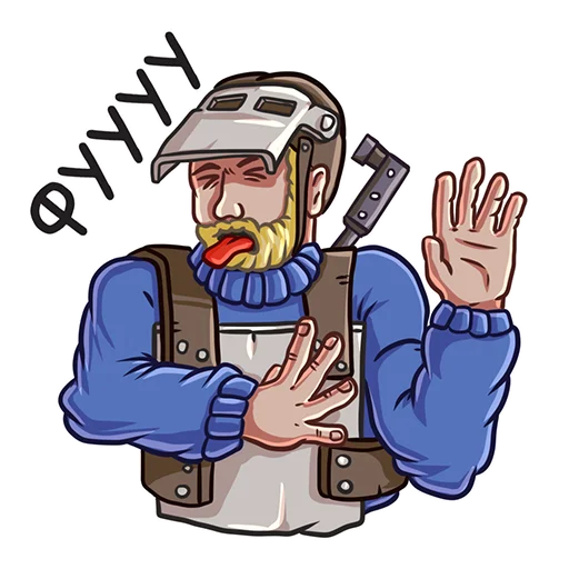 Стикер BattleRust - 4