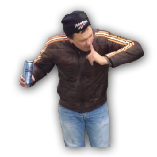 person clothing bottle