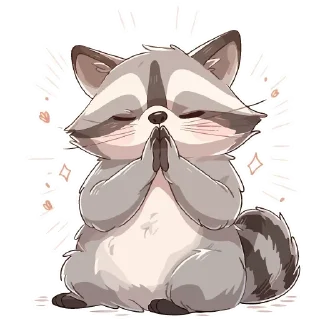 Sticker Енотики • @TgStickery - 4