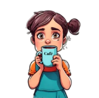 Sticker Coffeeinka - 5