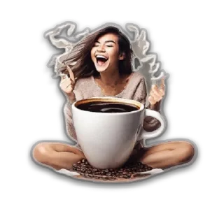 Sticker Coffeeinka - 9