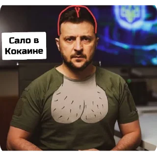 Sticker что-то на свином - 11