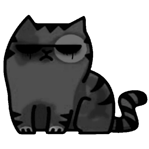 кошка эскиз иллюстрация