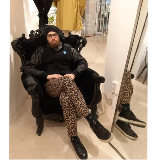 Леопардовые лосины 10-4 - 