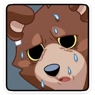 Стикер Медвежутка - @Stickers_vk - 11
