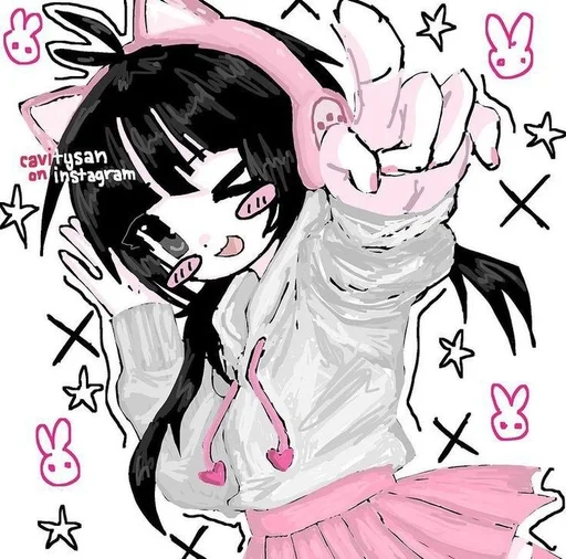 аниме рисование иллюстрация