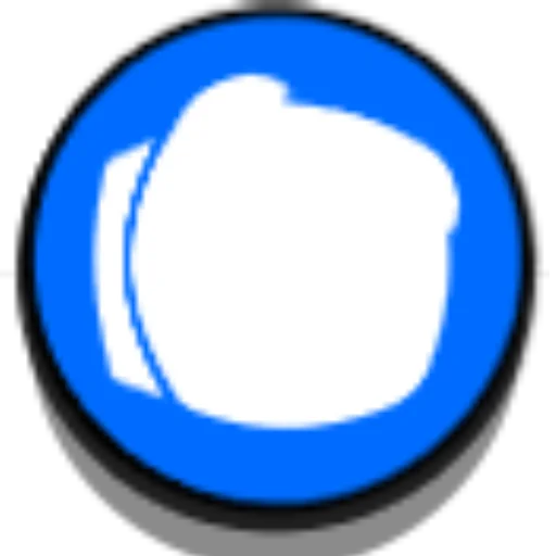 logo circle electric blue