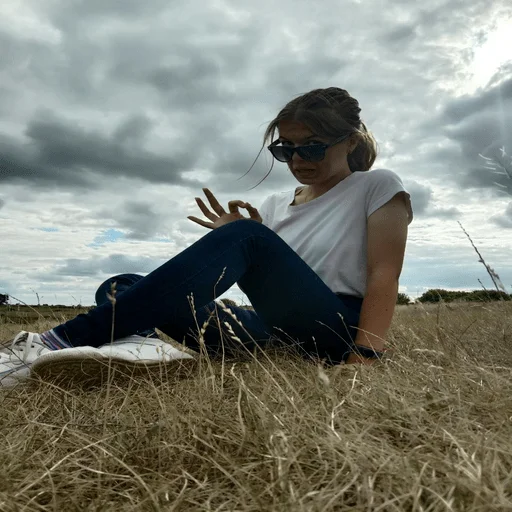 облако трава небо