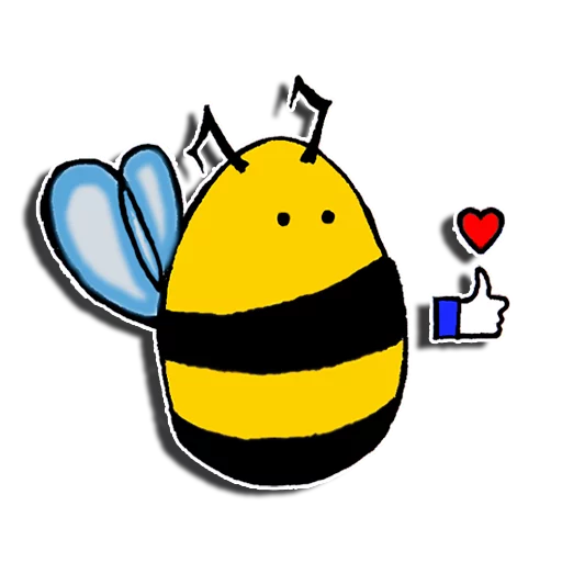 Стикер Пчёлка Даня.🐝 - 2