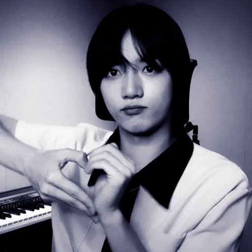 person human face piano