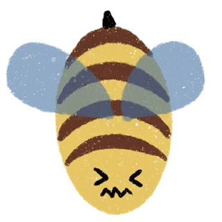 Sticker Пчелки от @shiZiK_art - 4